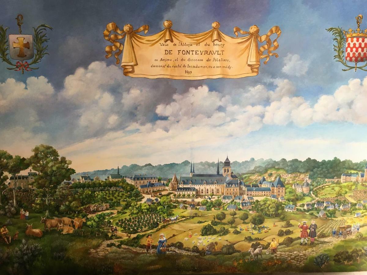 Les Ecoteries Villa Fontevraud-l'Abbaye Eksteriør billede